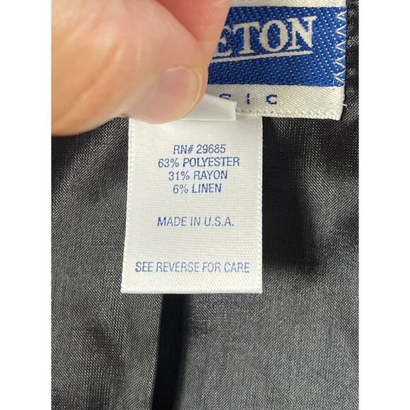 Pendleton Women's Vintage Navy Button Front Jacket Size 12 - Picture 8 of 9